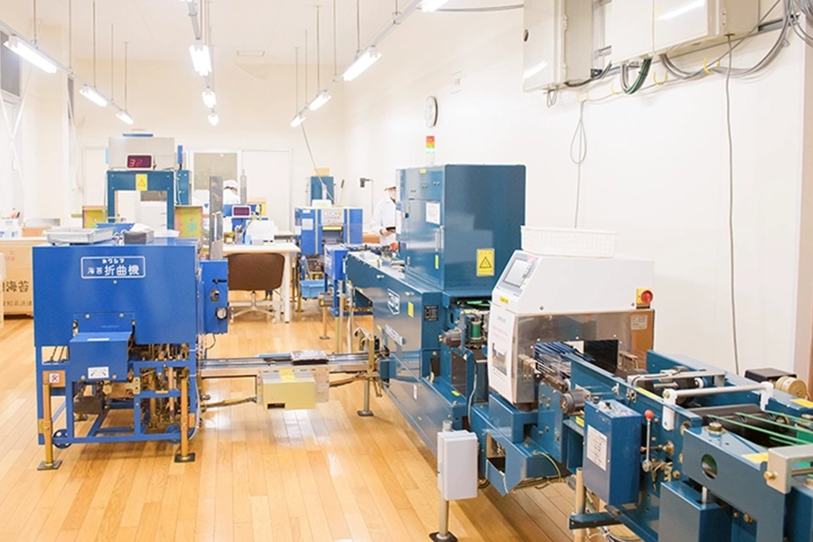 Factory where Norikai Seaweed is processed